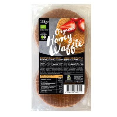 Greenbay Organic Honey Waffles 175gr