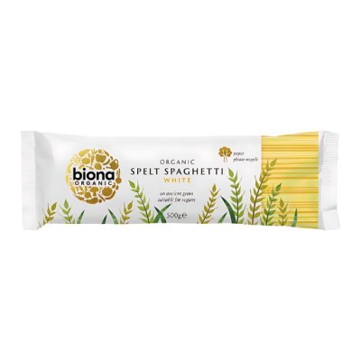 Organic Spaghetti Spelt White Biona 500gr