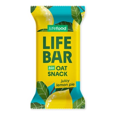 Organic Lifebar Oat Bar With Lemon Lifefood 40gr