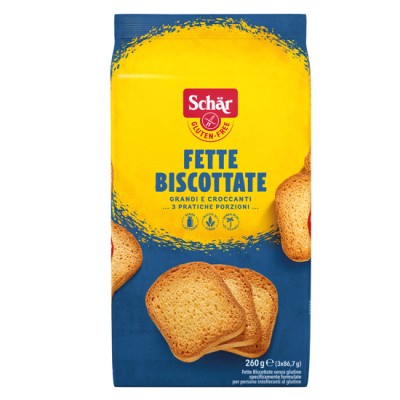 Schar Gluten Free Rice Flour Toasts 260gr
