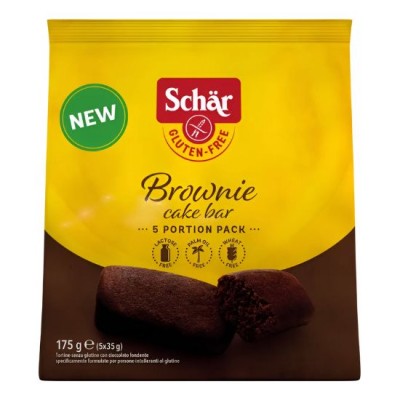 Brownie Cake Bar Gluten Free Schar 175gr