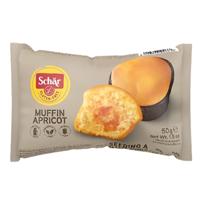 Muffins with Apricot Jam Gluten Free Schar 50gr