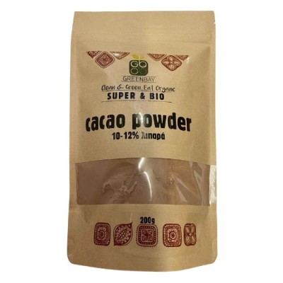 Organic Cocoa Powder 10 - 12% Fat Greenbay 200gr