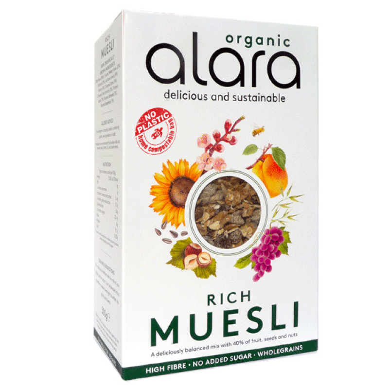 Organic Muesli With Fruit & Berries Alara 500gr