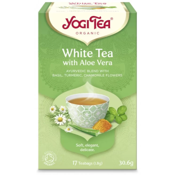 Organic Tea Yogi Tea White Tea Aloe Vera 17 Sachets 30.6gr