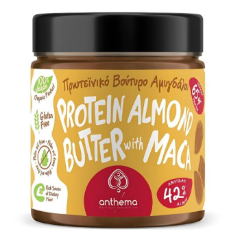 Organic Almond Protein Butter with Maca Anthema 210gr