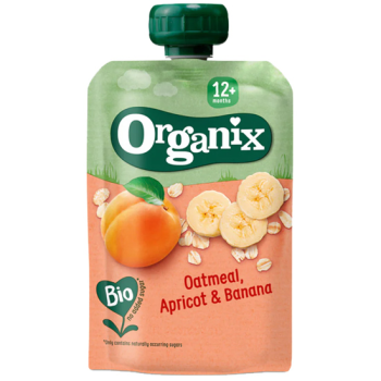 Organic Baby Puree Oats/Apricot/Banana Organix +12 months 100gr