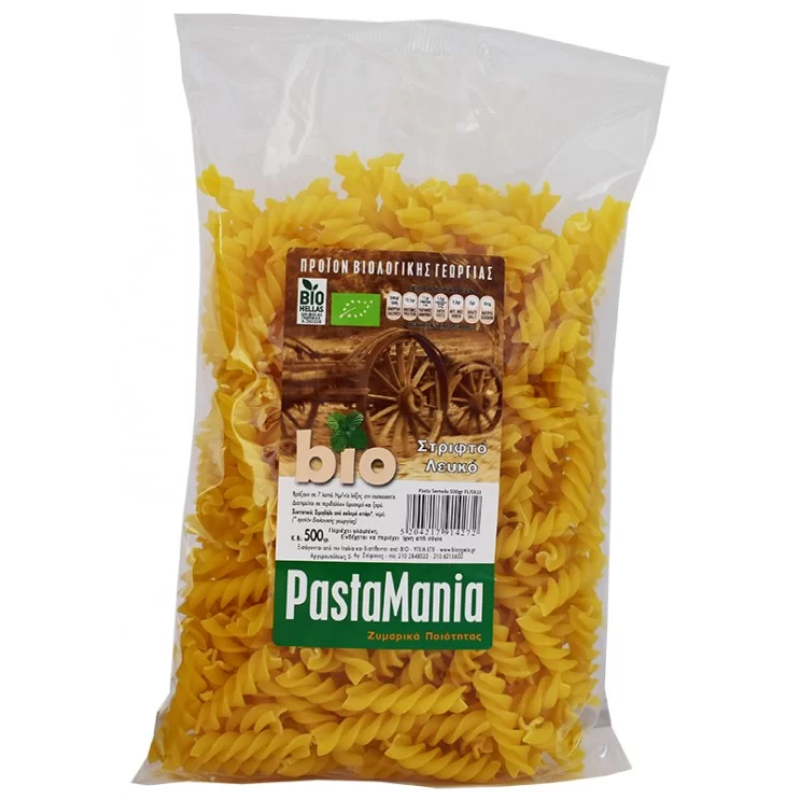 Organic Pasta Screws (Fusilli) White Pastamania All Bio 500gr