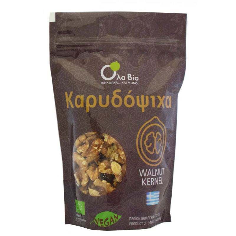 Organic Walnut Kernels Greek All Bio 100gr