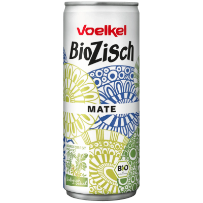 Organic Carbonated Soft Drink with Mate Extract Voelkel 250ml