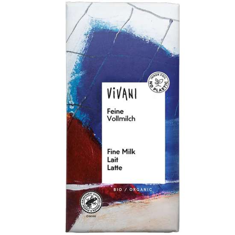 Vivani Organic Milk Chocolate 80gr