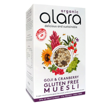 Organic Muesli with Goji & Cranberry Gluten Free Alara 450gr