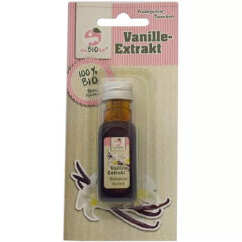 Organic Bourbon Vanilla Extract Dennree 26gr