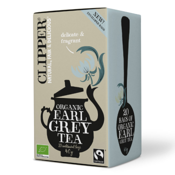 Organic Earl Grey Tea with Bergamot Clipper 20 Bags 40gr