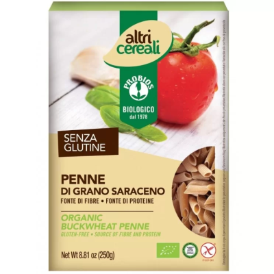 Organic Buckwheat Penne Gluten Free Probios 250gr
