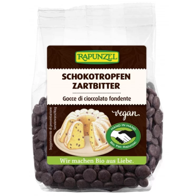 Organic Black Couverture in Drops Rapunzel 100gr