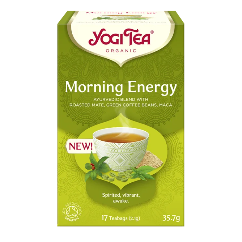 Organic Morning Energy Yogi Tea 17 Sachets 35.7gr