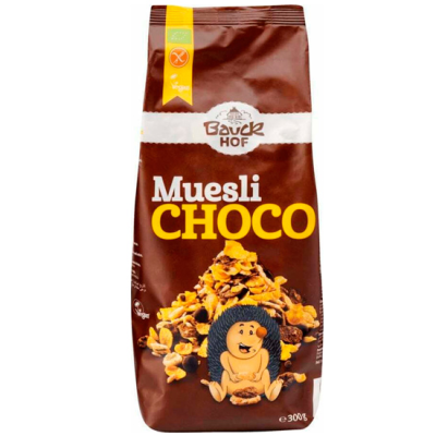 Organic Muesli with Dark Chocolate Gluten Free Bauckhof 300gr