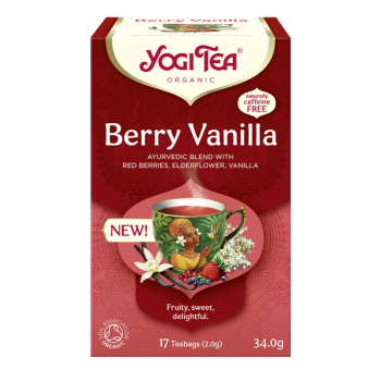 Organic Berry Vanilla Yogi Tea 17 Tea Bags 34gr