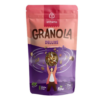 Organic Vegan Raw Granola Deluxe Gluten Free Anthema 350gr