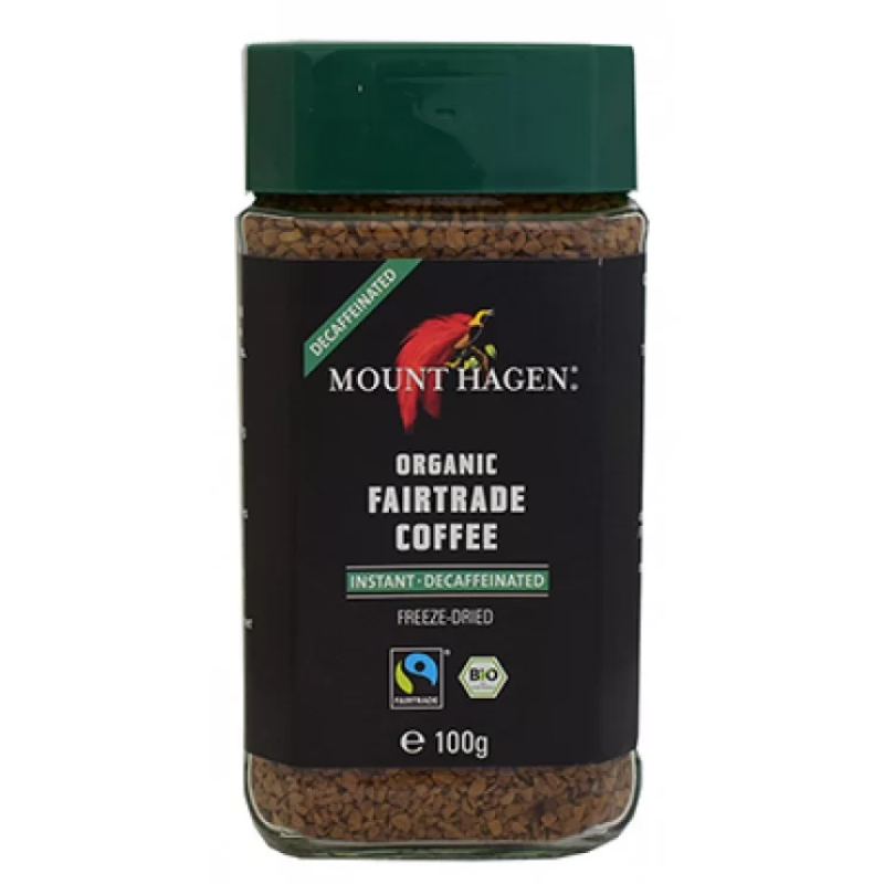 Organic Instant Coffee (Caffeine Free) Mount Hagen 100gr