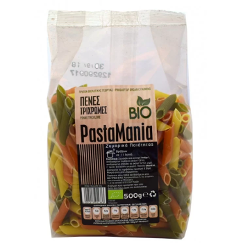 Organic Penne Tricolor Pastamania All Bio 500gr