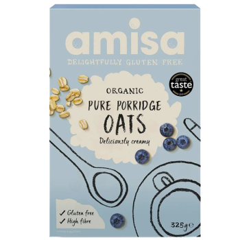 Organic Gluten-Free Oat Porridge Amisa 325gr