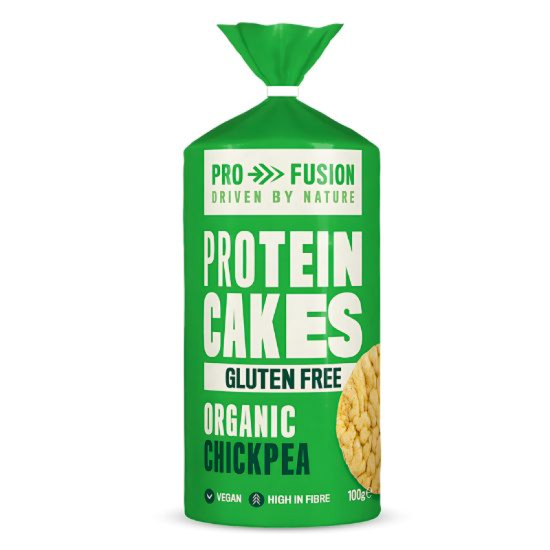 Organic Red Chickpea Protein Wafers Gluten Free Profusion 100gr