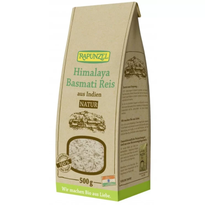 Organic Basmati Brown Rice Rapunzel 500gr