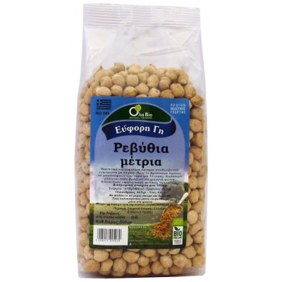 Organic Chickpeas Medium Greek All Bio 500gr