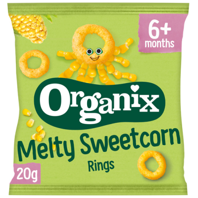 Organic Corn Rings Organix +6 months 20gr