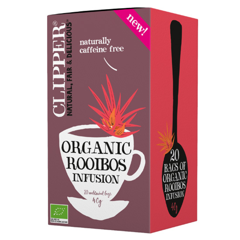 Organic Rooibos Extract Clipper 20 Sachets 40gr
