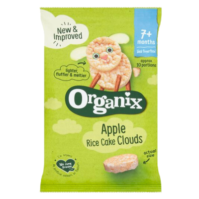 Organic Rice Wafers Clouds with Apple & Cinnamon +7 months Organix 40gr