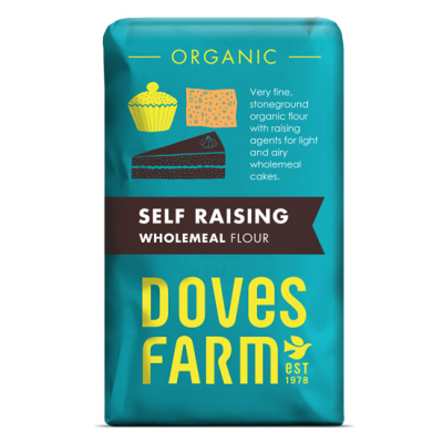 Doves Farm Organic Self-rising Whole Wheat Flour 1kg