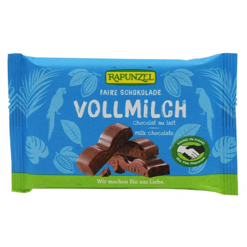 Organic Milk Chocolate Rapunzel 100gr