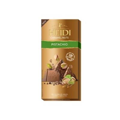 Chocolate with Caramelized Pistachios (Pistachio) Heidi 80gr