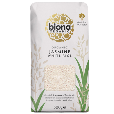 Organic Jasmine White Rice Biona 500gr
