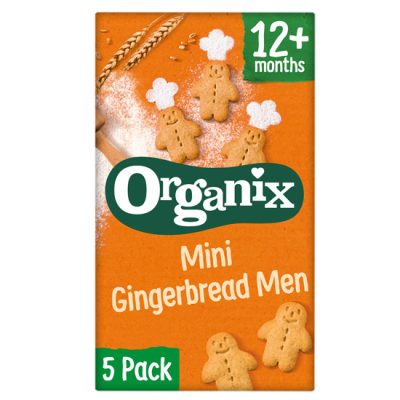 Organic Children's Cookies Whole Mini Gingerbread Organix +12 months (5x20gr)