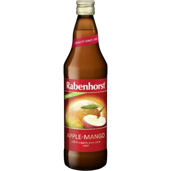 Organic Apple-Mango Juice Without Sugar Rabenhorst 750ml