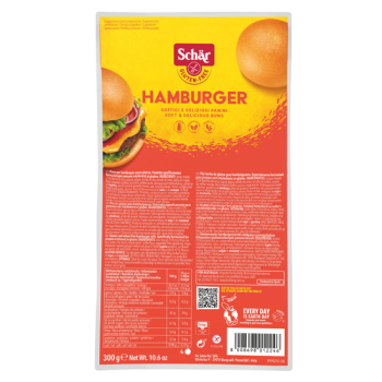 Gluten Free Burger Buns (4 pieces) Schar 300gr