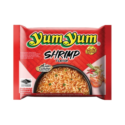 Στιγμιαία Σούπα Noodles με Γεύση Γαρίδας Yum Yum 60gr