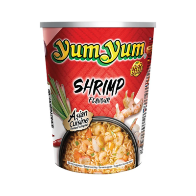 Στιγμιαία Σούπα Noodles με Γεύση Γαρίδας Tom Yum Yum Yum 70gr