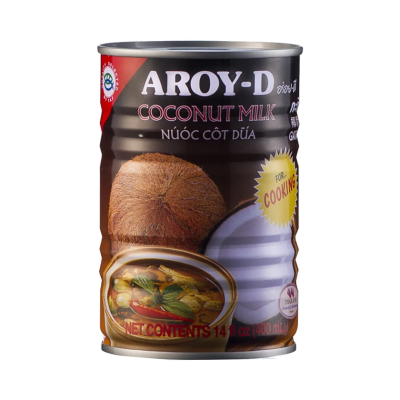 Vegan Γάλα Καρύδας για Μαγειρική Χωρίς Γλουτένη Aroy-D 400gr