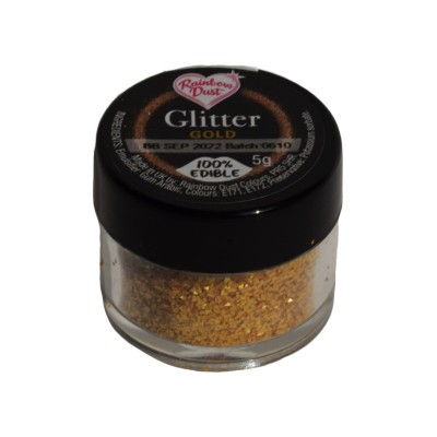 Βρώσιμο Glitter Rainbow Dust Χρυσό 5g