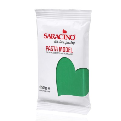 Πάστα Ζάχαρης Μοντελισμού Saracino Πράσινο 250g