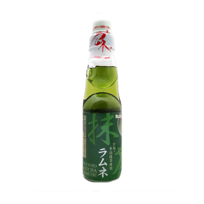 Vegan Αναψυκτικό Ramune με Γεύση Matcha Χωρίς Γλουτένη Hata Kosen 200gr