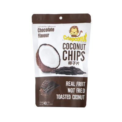 Τσίπς Καρύδας με Σοκολάτα Crispconut 40gr