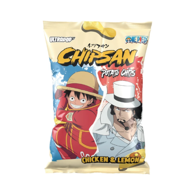 Πατατάκια με Γεύση Κοτόπουλο & Λεμόνιnx Luffy Vs Lucci One Piece Ultra Pop 110gr