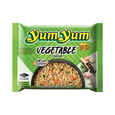 Στιγμιαία Σούπα Noodles με Γεύση Λαχανικών Yum Yum 60gr