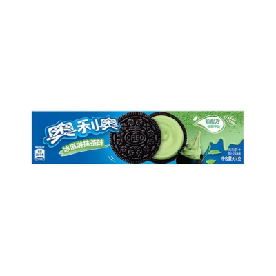 Μπισκότα Oreo Γεμιστά με Πράσινο Τσάι Matcha Oreo 97gr